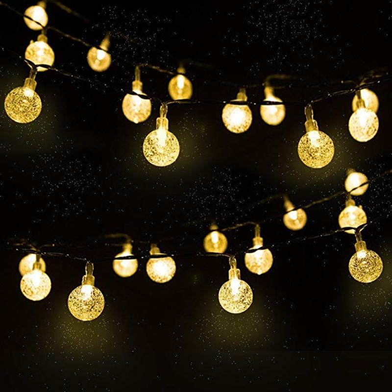 200 LED String Light Outdoor Solar Fairy Tale Light 12M IP65 Waterproof Garden Christmas Decoration Courtyard Holiday Party Atmosphere Light