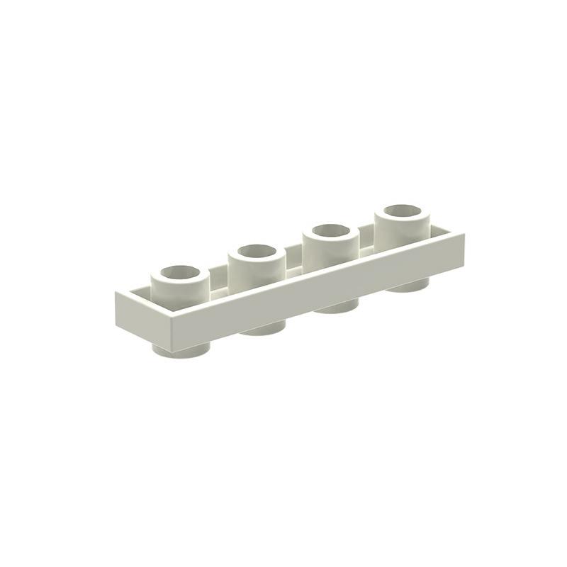 Нетоксичный Moc 10 шт. 11001W Специальные пластины-основы 1x4 Точки с обеих сторон Набор строительных блоков 3710 Специальные кирпичики Частицы Игрушки Подарки для детей