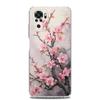 Phone Case For Xiaomi Redmi Note 13 12 5G 9S 9 8 10 11 Pro Plus 4G 9T 13C 12C10C 9C 9A 7 Clear Cover Cherry Blossom Tree