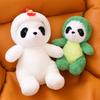 Cute Giant Panda Transforms Into Dinosaur Plush Doll Cartoon Bunny Claw Machine Doll Birthday Wedding Sprinkle