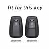 Для Toyota Camry Corolla CHR C-HR RAV4 Land Cruiser Prado Prius Чехол для ключа Крышка ключа Силиконовый чехол Брелок Защитник Аксессуары
