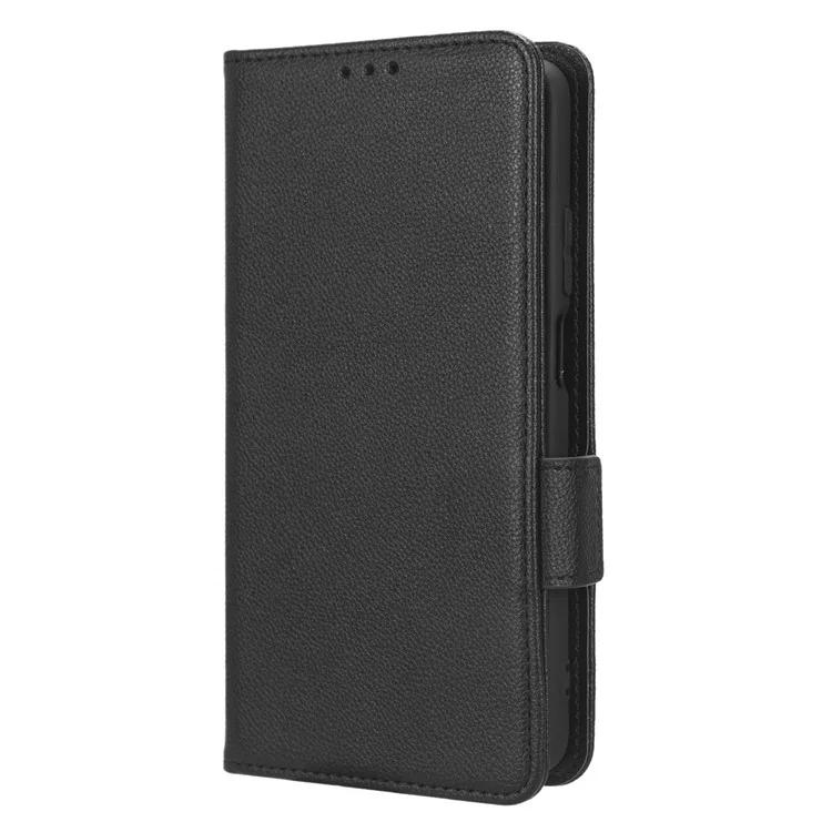 Leather Cell Phone Cover For Honor X7a 5G / Play7T 5G Wallet Stand Litchi Texture Shockproof Flip Phone Case