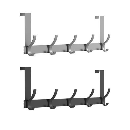 Сверхпрочная вешалка для одежды, крючки, высокая грузоподъемность, простая установка, наддверная