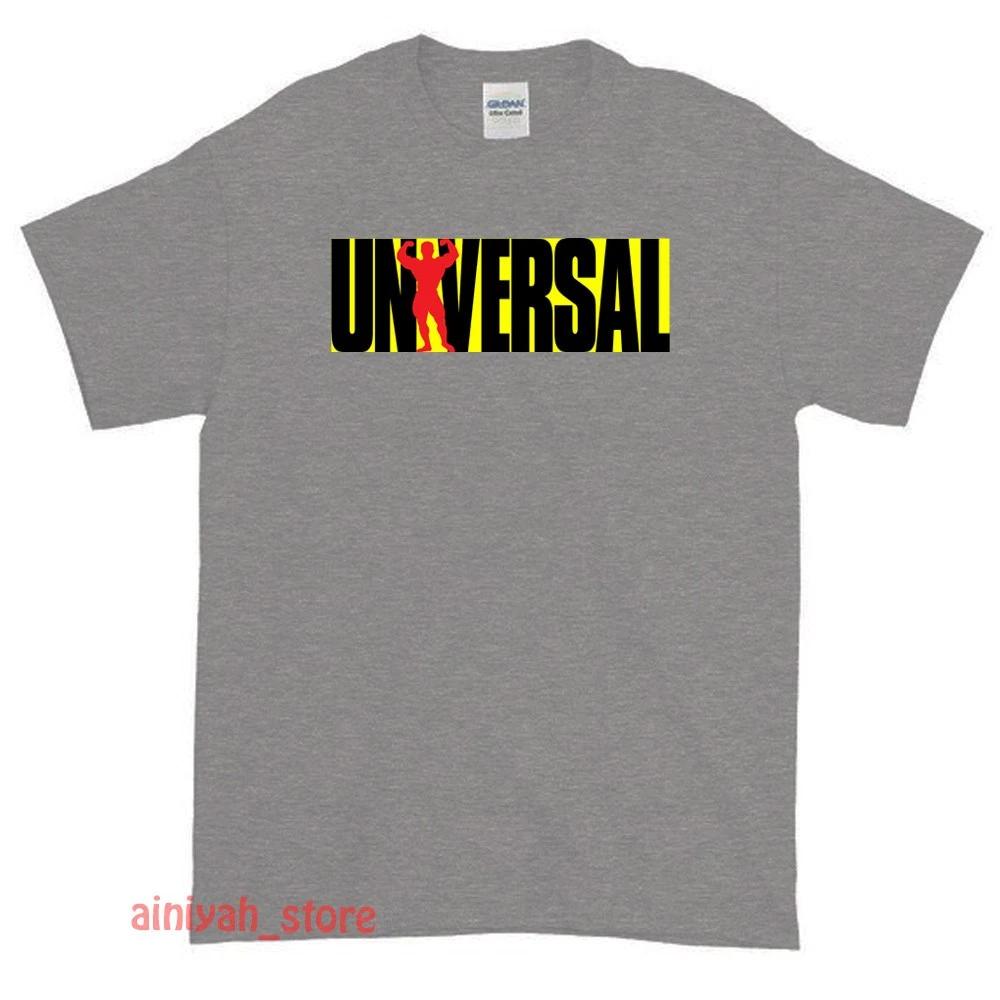Новая футболка с забавным логотипом Universal Nutrition для мужчин, размер США S-XXL