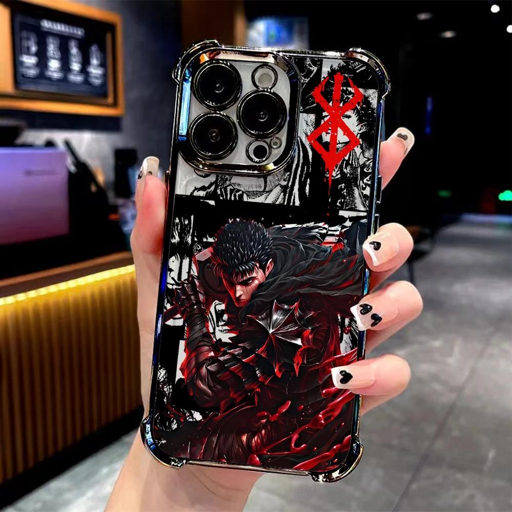 Новый крутой чехол для телефона с покрытием из аниме Berserk для Samsung A37 A57 A07 A36 A16 A06 A35 A55 A15 A54 A34 A24 A14 A05 A04 4G 5G