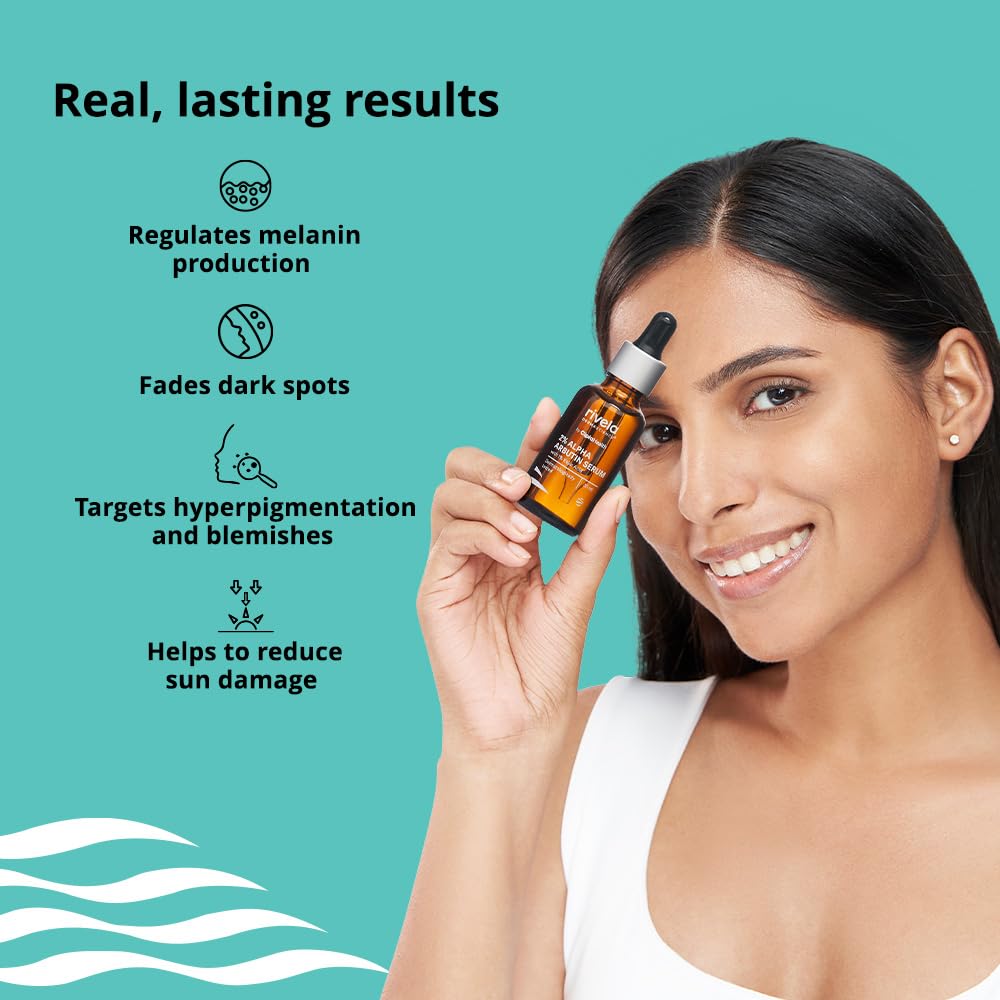 Сыворотка Rivela Dermascience с 2% альфа-арбутином 30 мл для осветления неровного тона кожи, пигментных пятен
