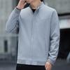Осенне-зимняя мужская куртка, повседневная простая легкая деловая куртка с воротником, молодая куртка больших размеров