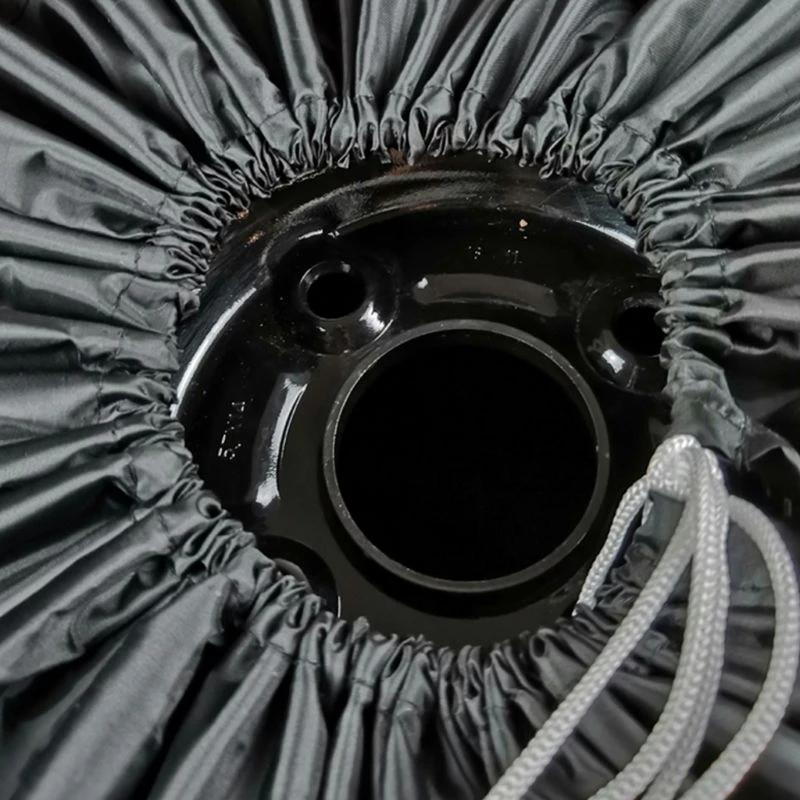 2 размера, универсальный 210D ткань Оксфорд, автомобильный внедорожник, чехол для шин, черная сумка для запасного колеса, сумка для хранения запасных шин, сумка-тоут