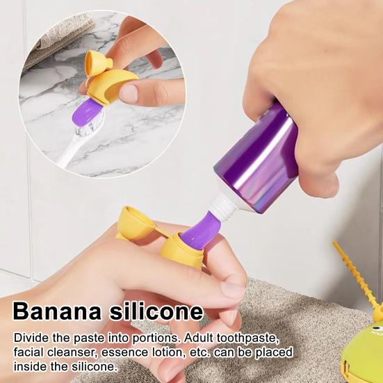 Футляр для зубной щетки Банан Держатель Диспенсер для зубной пасты Портативный Дорожный Бокс для хранения Водонепроницаемый Держатель колпачков для зубной щетки для путешествий Ежедневного использования