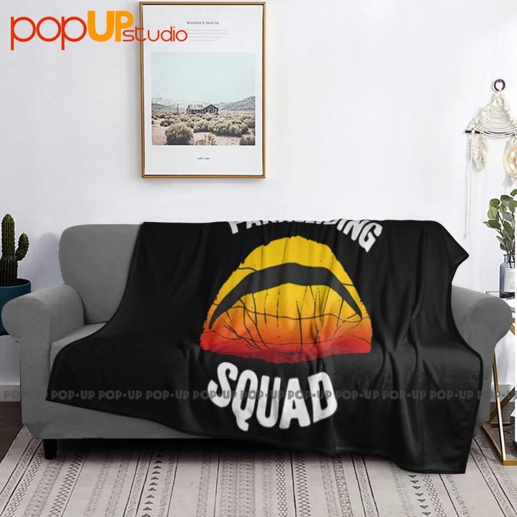 Flying Parachute Paragliding Squad Ultra-Soft Blanket Quilt Winter Sofa Cover Bed Covers