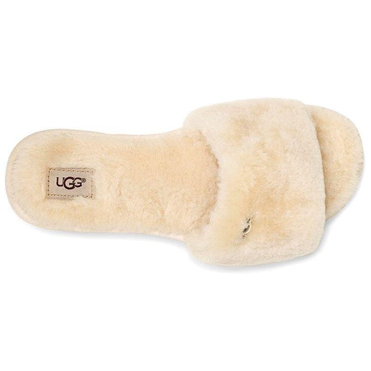 UGG Мягкая и удобная резиновая подошва Нескользящие антибактериальные шлепанцы Женская обувь Натуральный 1100892-NAT