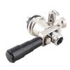 7 piece S Type Draft Beer Dispenser Silver Keg Coupler S Type Durable Check Valve  Brewing System
