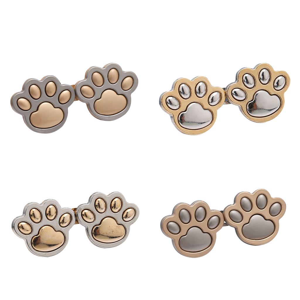 Adjustable Jean Waistband Button Pin Cute Shaped Waist Tightener Instant Jean Button for Jeans Pants No Sewing Required