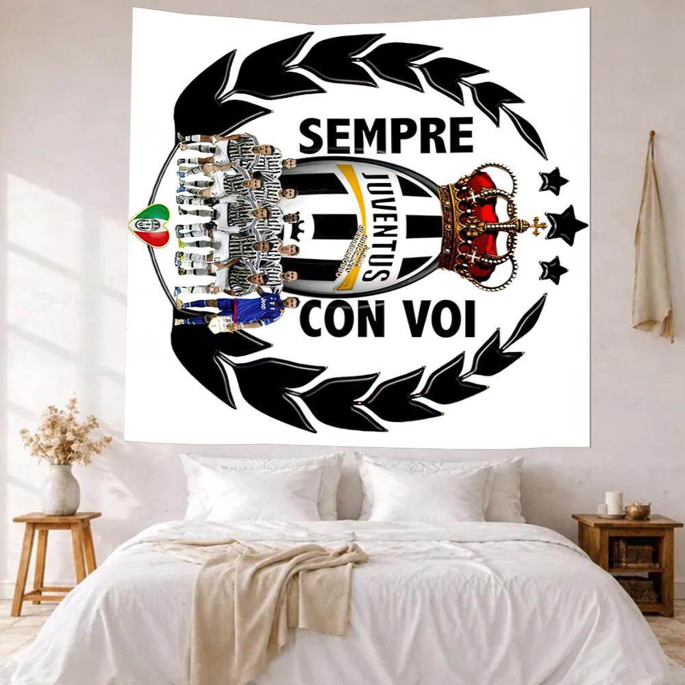 Juventus Wall Decor Tapestry Art For Pet Memorial Birthdaywedding Party Backdrop Family Gift