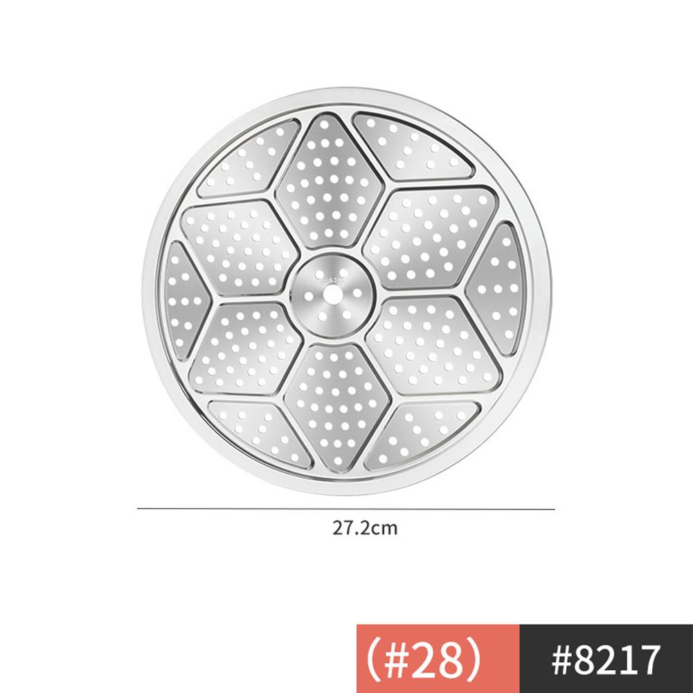 Steamer Tray Round Steamer Rack Steaming Plate Steamer Tray 15.5cm-39cm 304 Stainless Steel Cookercanner Accessories