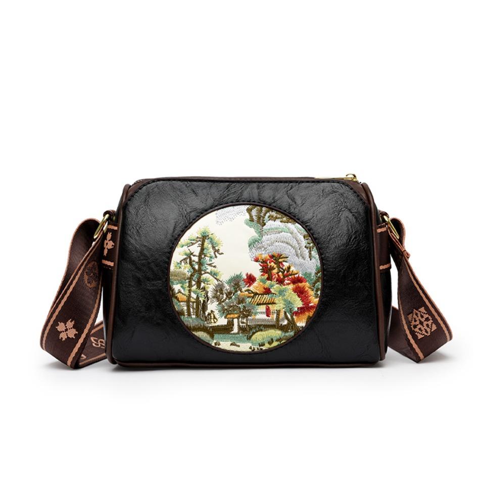 Модные Женские Сумки и Клатчи с Принтами Crossbody Люксовые Дизайнерские Высококачественные Однотонные Кожаные Плечевые Сумки-Почтальоны Качество