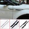 For Land Rover Range Rover Evoque 2012-2018 Fender Side Air Vent Outlet Cover Trim Decorative Sticker Glossy Black Car Accessory