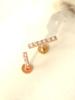 Minimalpiercing 14K Внутренняя резьба Стик Лабрет Пирсинг S, M