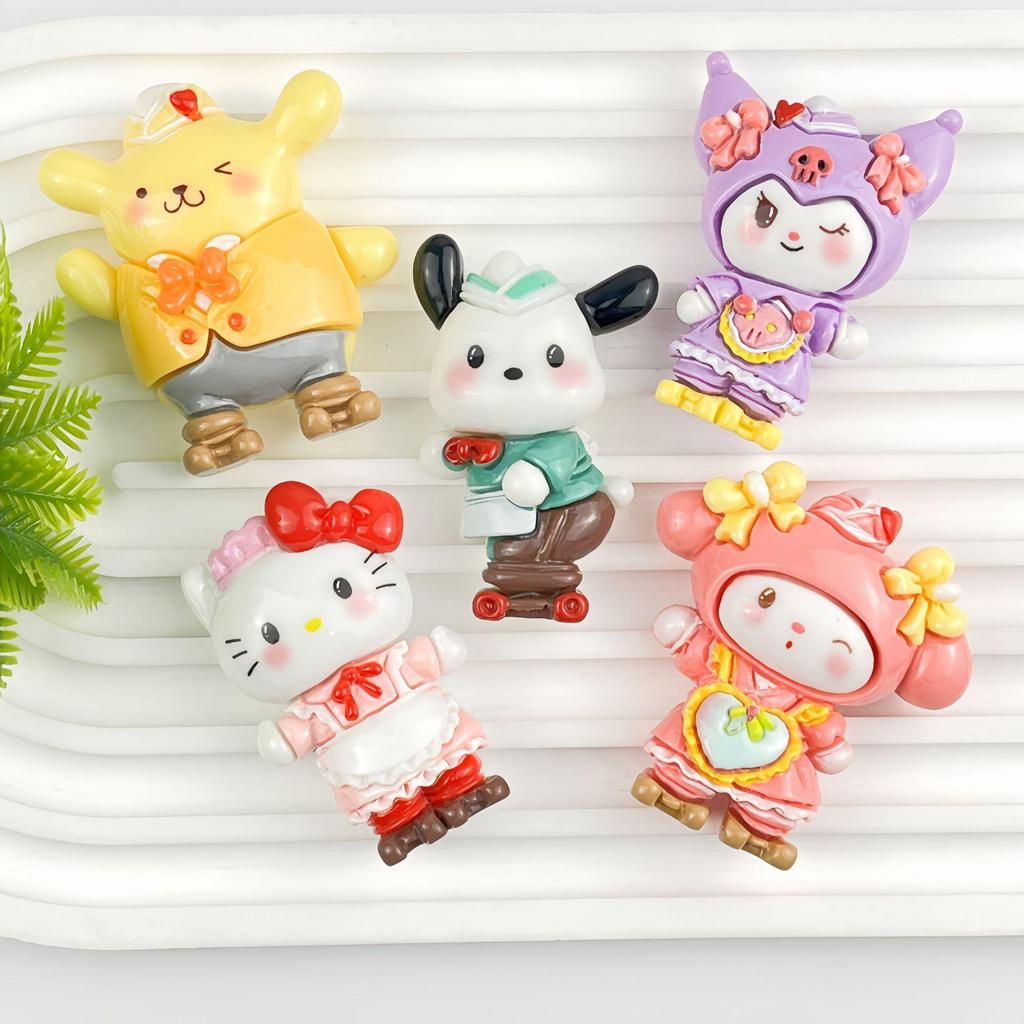Косплей Sanrio DIY Смоляные Аксессуары: Крем-клей для чехла телефона, заколки для волос, украшения для сумки