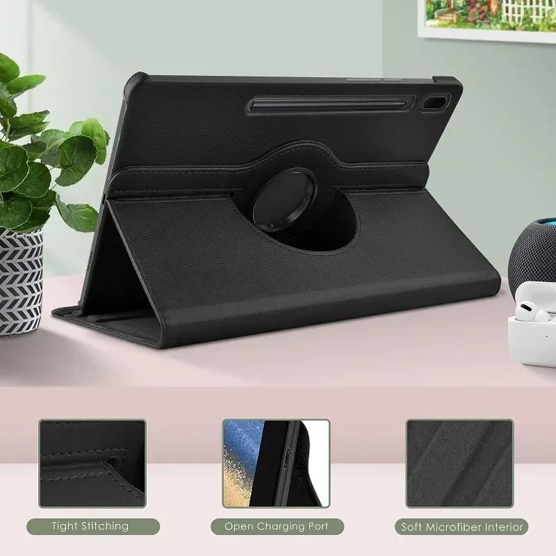 Чехол с поворотом на 360 градусов для Samsung Galaxy Tab S7 T870 S7 plus T970 S8 X700 S8 Plus X800 S8 Ultra X900 Чехол для планшета S9 X710 X510 X810