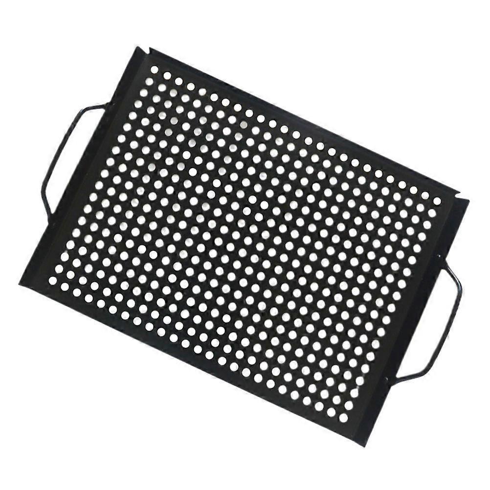 Nonstick Grill Pan for Outdoor BBQ Camping and Household Use – High Temp Resistant Cookware for Fish, Steaks, and Vegetables