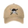 Повседневная Бейсболка Zoro Roronoa из One Piece Мужская Женская Потертая Стиранная Snapback Кепка Летняя для Улицы Неструктурированная Мягкая Кепка
