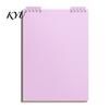 Student Study Supplies Top Bound Spiral Notebook, Premium Anti-bleed Paper Diary Book, White Notepad Portable A5 for Office School And Planning