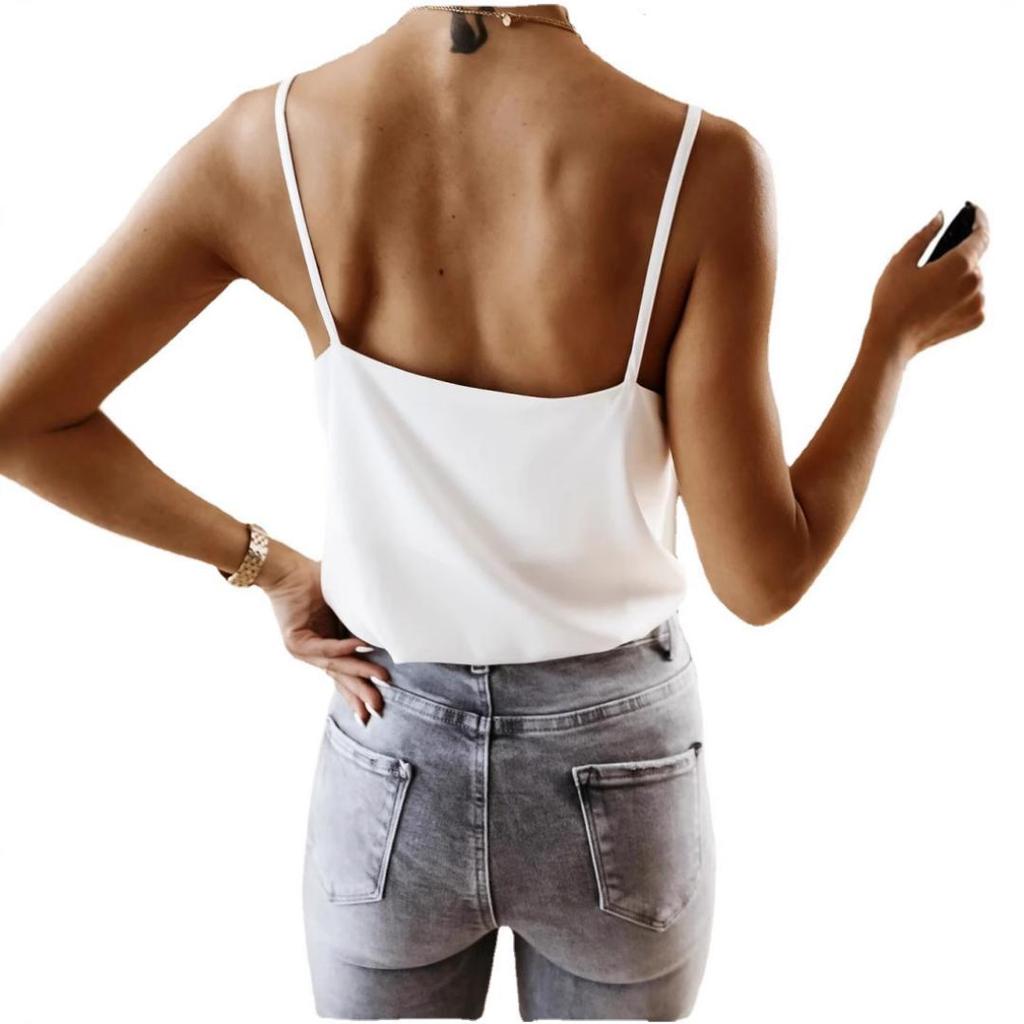 Женский сексуальный кружевной топ-майка без рукавов с V-образным вырезом и отделкой из цветочного кружева, однотонные летние топы для повседневных выходов