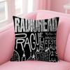 Подушка с принтом Radiohead из Rock Band 30x50 Полиэстер Декоративные подушки для дивана Подушка для декора дома