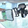 Adjustable Car Phone Holder Mobile Stand 360-degree Rotation Mount Secure Grip GPS Navigation Bracket Universal Spherical Adjustment Clip-on