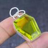 Lemon Topaz Gemstone Handmade 925 Sterling Silver Jewelry Pendant 1.77" E0u57