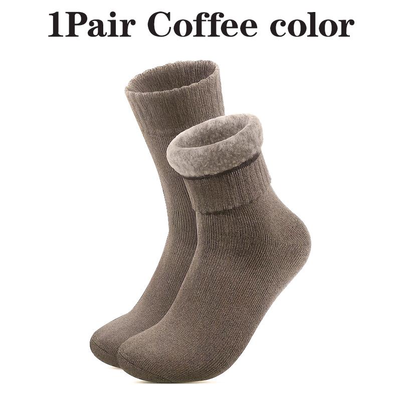 Мужские осенние и зимние супер толстые плюшевые носки 1/2/4/6/8/10/15/20 пар повседневных теплых и морозостойких носков средней длины для активного отдыха