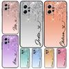 Personalised Glitter Name Case For Xiaomi Redmi Note 11 12 10 Pro 8 9 Note 12S 11S 9S 10S Redmi 12C 9C 10C 12 Cover