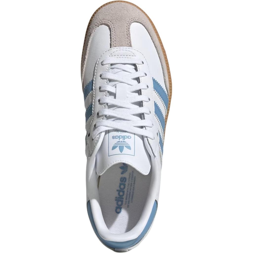 adidas Кроссовки Samba OG J Белый Пепельный Синий Детские Облачно-Белый Резина JQ2832