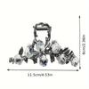 1pc Elegant Flower Decorative Hair Claw Clip Vintage Large Non Slip Hair Grab Clip For Women And Daily Use Wear