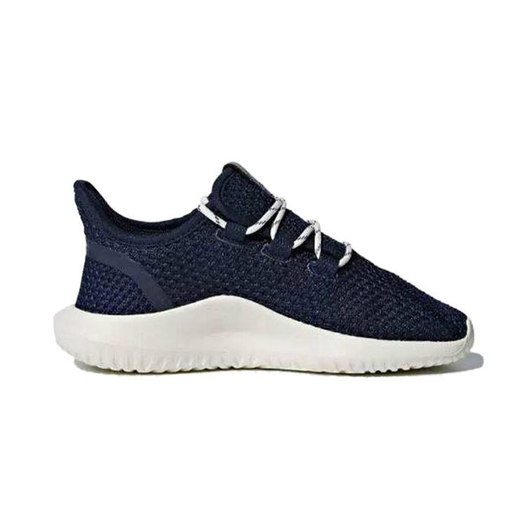 adidas Темно-синие детские кроссовки Tubular Shadow K Blue White BB6753