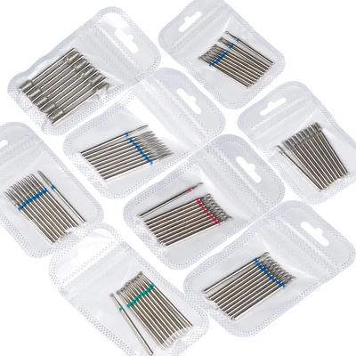 Фрезы для маникюра, 10 шт., Алмазные сверла для ногтей, станочные фрезы для снятия гель-лака, пилка для ногтей, буфер для педикюра