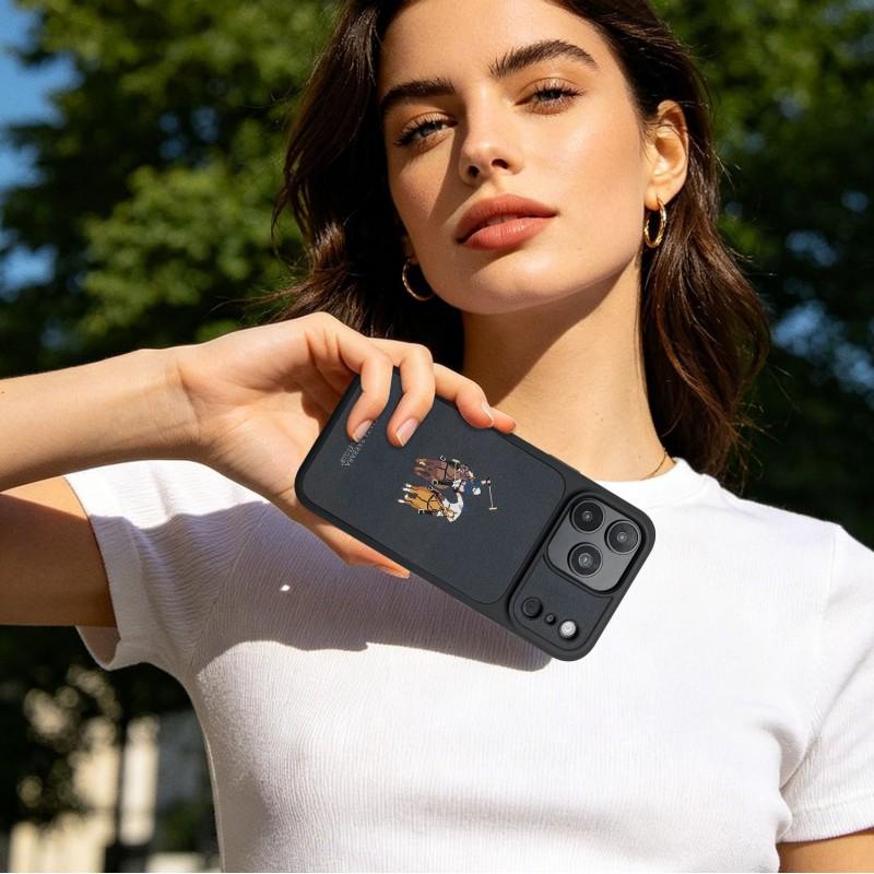 Магнитный чехол для телефона с вышивкой в стиле поло для iPhone 18 Pro Max 17, противоударный, с полным покрытием