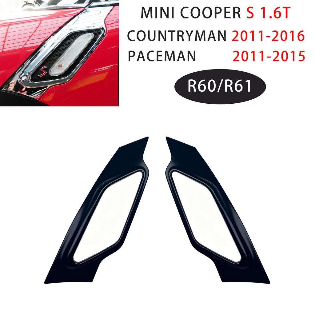 Car Fender Turn Signal Light Covers Stickers For MINI Cooper Countrman R60/Paceman R61 2011-2016 Exterior Auto Accessories