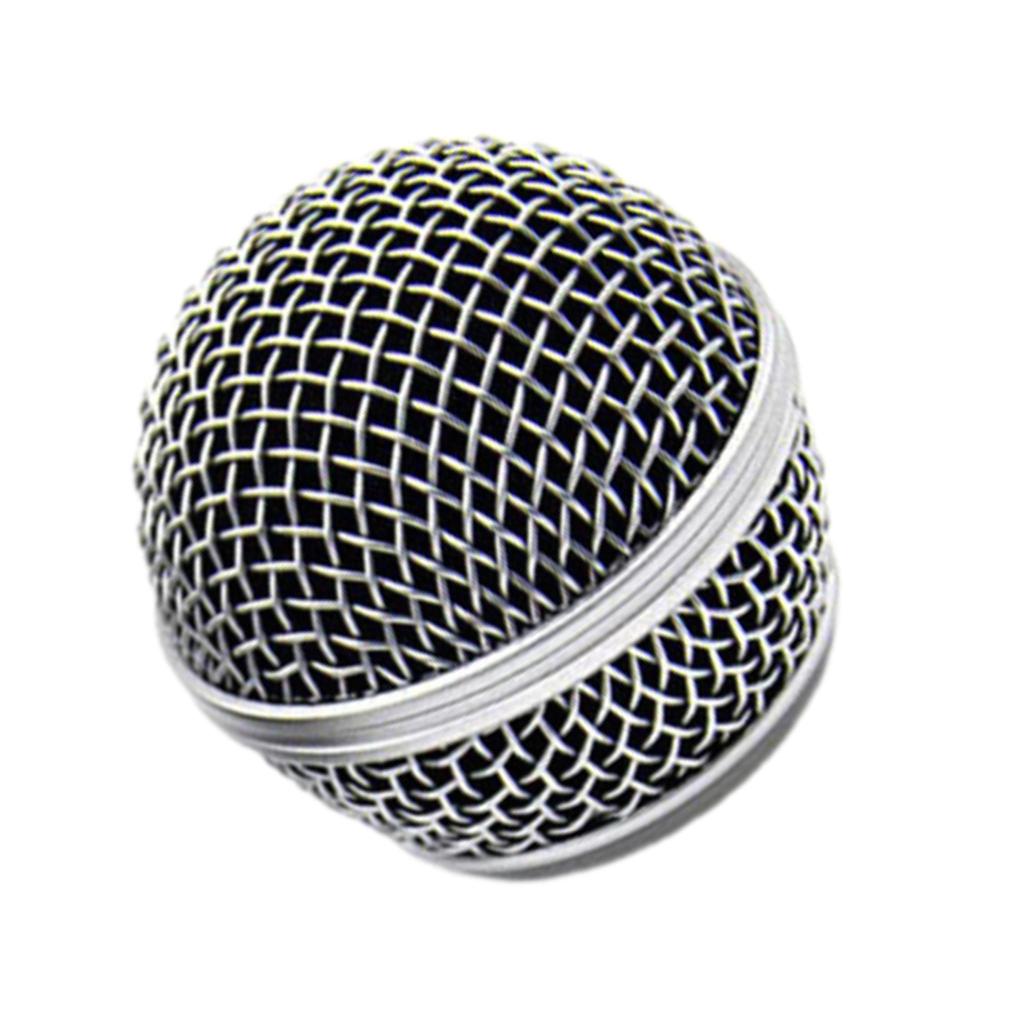 Microphone Replacement Grille for Shure SM58, SM58-LC, SM58S, BETA 58A, Microphone Head Cover Ball Head Mesh Grille