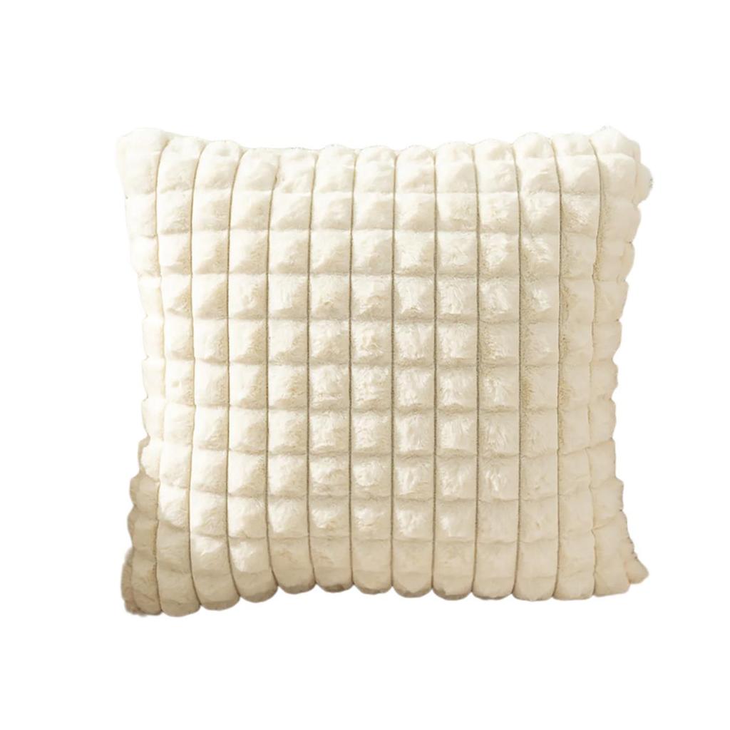 Новогодняя плюшевая наволочка Удобная Легко стирающаяся Наволочка для подушки для украшения дивана и кровати