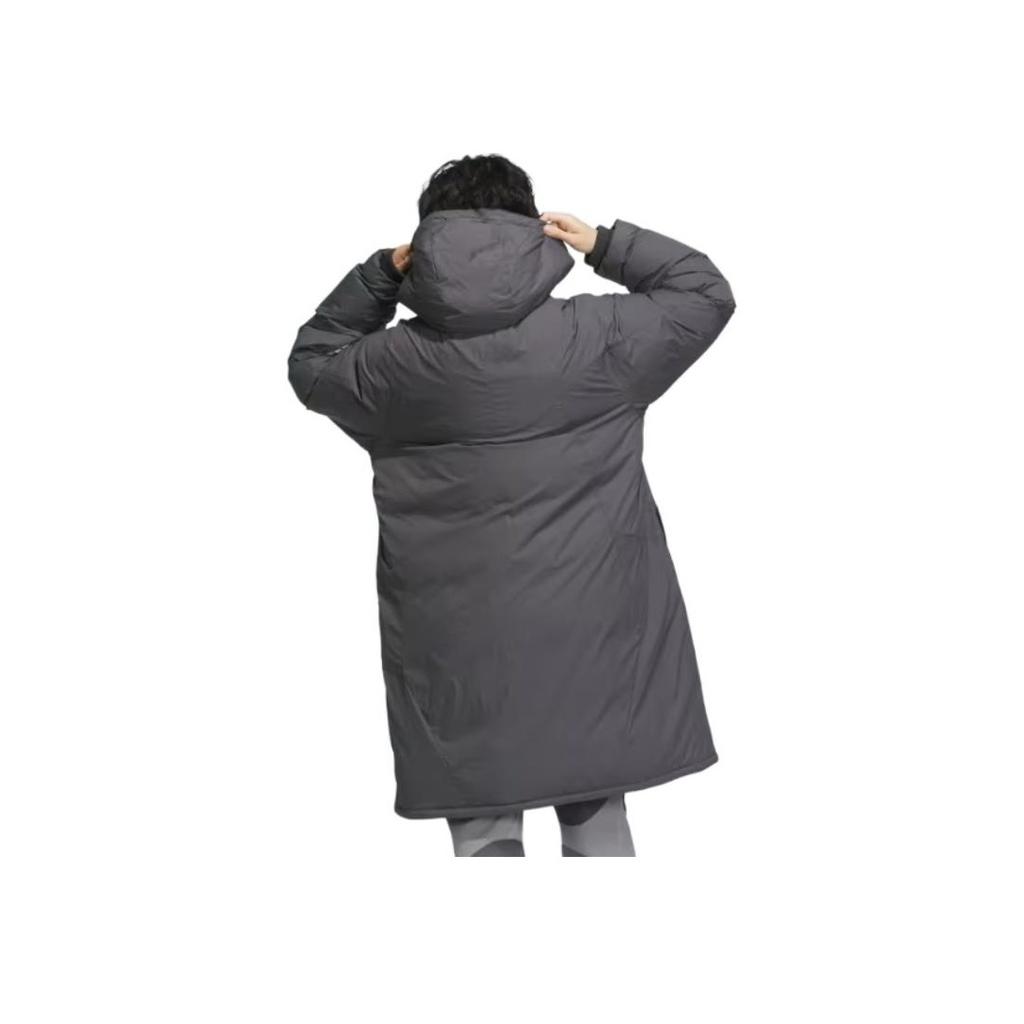 Adidas Fustl P Djk Lon водонепроницаемая длинная теплая спортивная повседневная куртка с капюшоном мужские куртки темно-серые JM6177