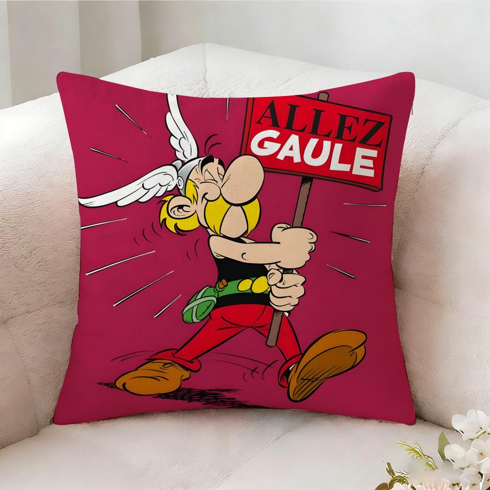 A-Asterixs Animation Film Pillow Case Pillowcase, Double-Sided Printed, Sofa Cushion, Bedroom Headboard Pillow