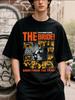 Movie Tshirt Gothic Horror Movie Tshirt Fashionable Retro Casual Short Retro Casual Short Sleeved Printed Black Tshirt