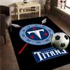 Tennessee Logo Art Rug Office Carpet Non-Slip Mat, Chair Rug Floor Covering for Gaming, Bedroom, Living Room , Home Decor Christmas Gift