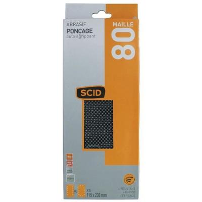 Самоклеящаяся подошва 115x230мм SCID Зернистость 80 Упаковка из 5 штук