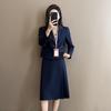 Early Autumn Professional Age-Defying Petite Interview Suit Set with Midi Skirt