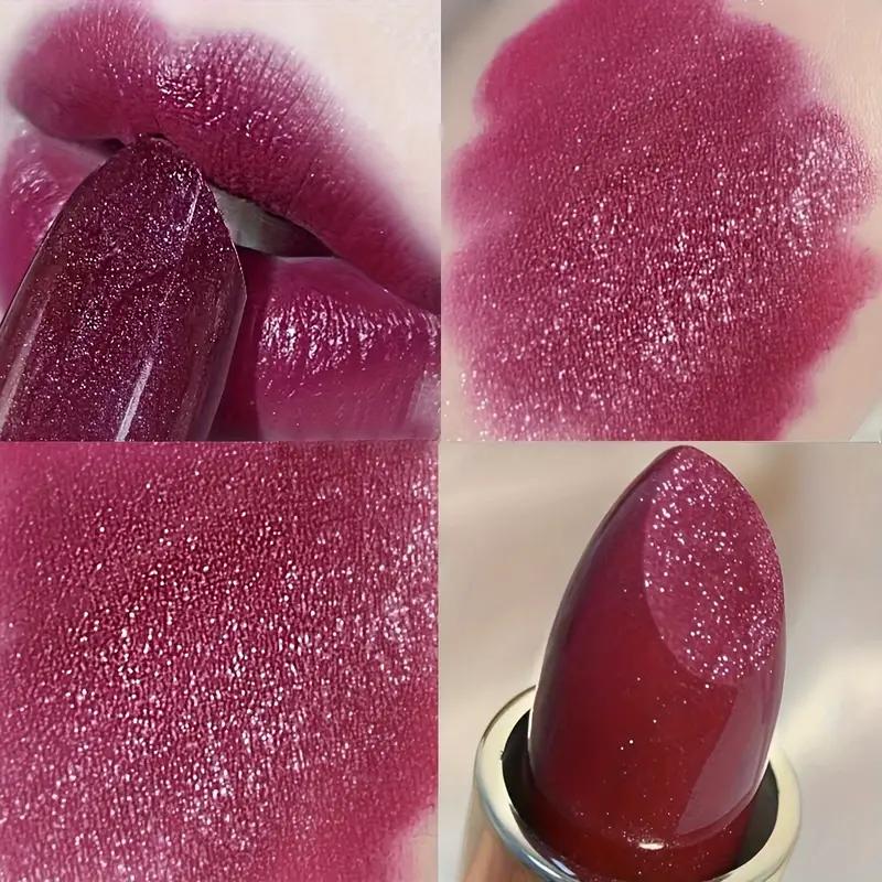 Помада Lustrous Glow, стойкая сверкающая металлическая помада, оттенки рубинового золота, стойкий увлажняющий блеск для губ, не оставляющий следов