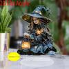 2D Flat Acrylic Witch Decoration Plaque,tabletop Decoration,suitable for Living Room, Bedroom, Holiday Gifts Christmas,perfect Thanksgiving, Halloween