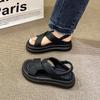 Internet Celebrity Platform Sandals Women Wear 2024 Summer New Ins Trendy Fashion Versatile and Thin Sports Beach Shoes